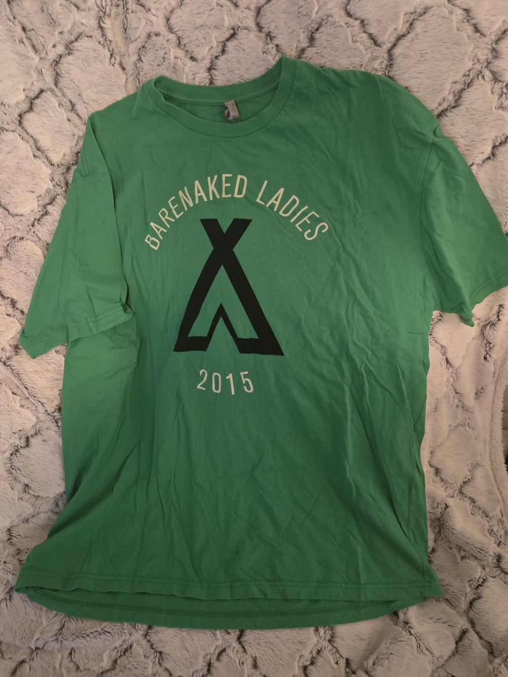 Bare Naked Ladies 2015 Tour T-Shirt XXL EUC